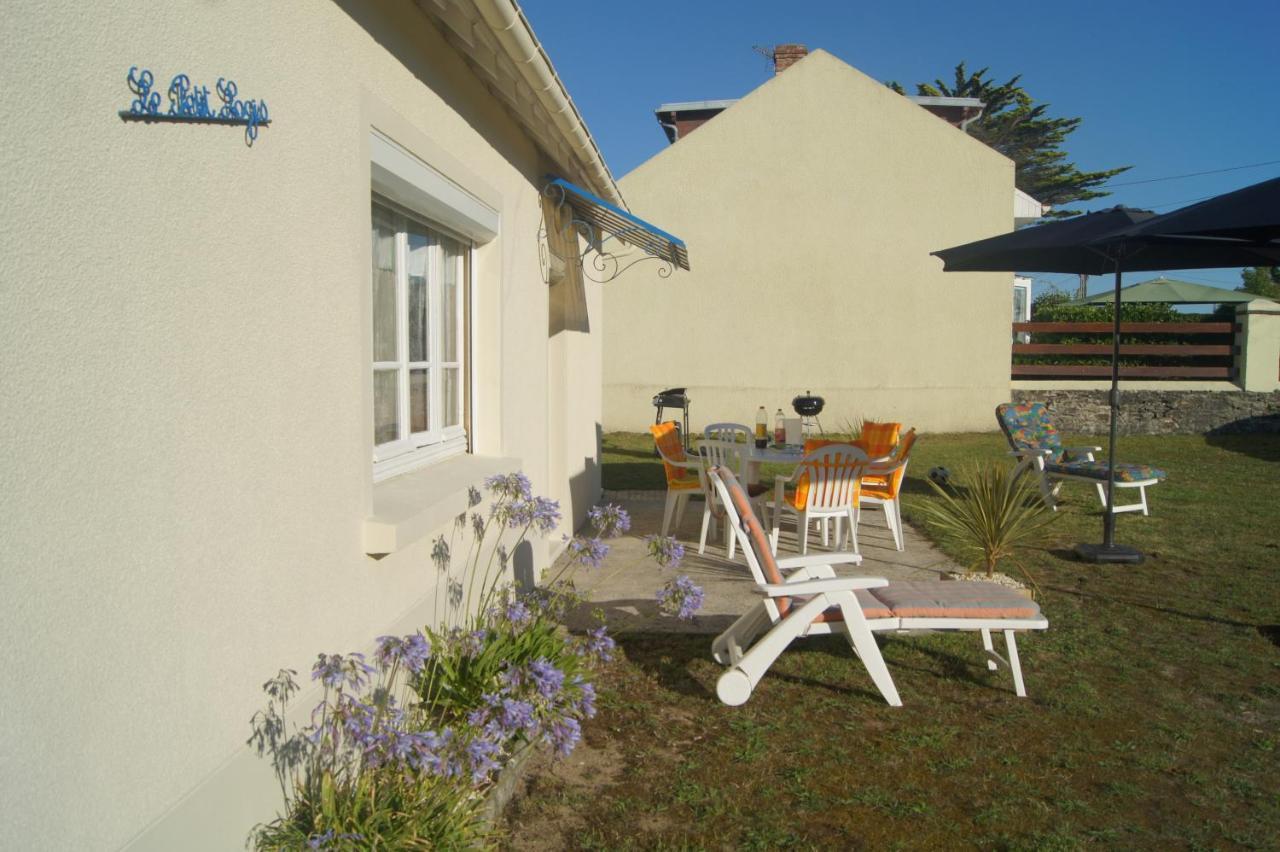 Le Petit Logis De Barneville Plage Wc Exterieur Bagian luar foto